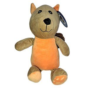 A&A Global Industries 12" Plush Brown/Orange Squirrel Stuffed Animal